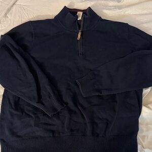 Men's Duluth Navy Half-Zip Sweater
